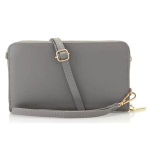 MADI CLAIRE CRYSTAL RFID FAUX LEATHER WALLET ON A STRING